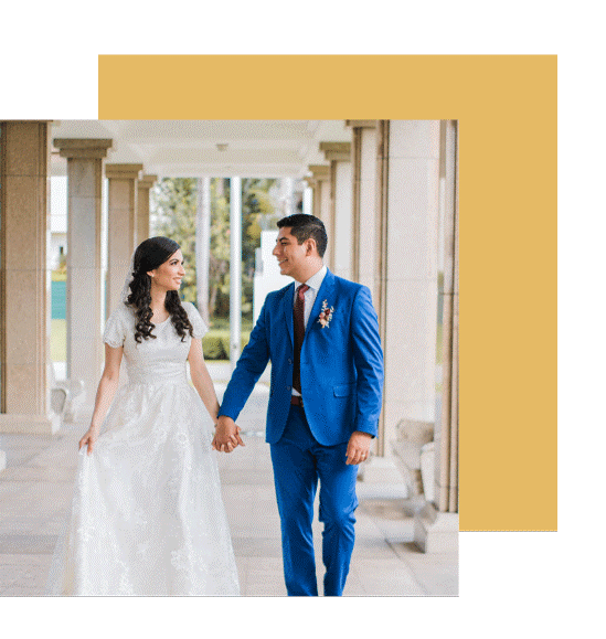 couple holding hands